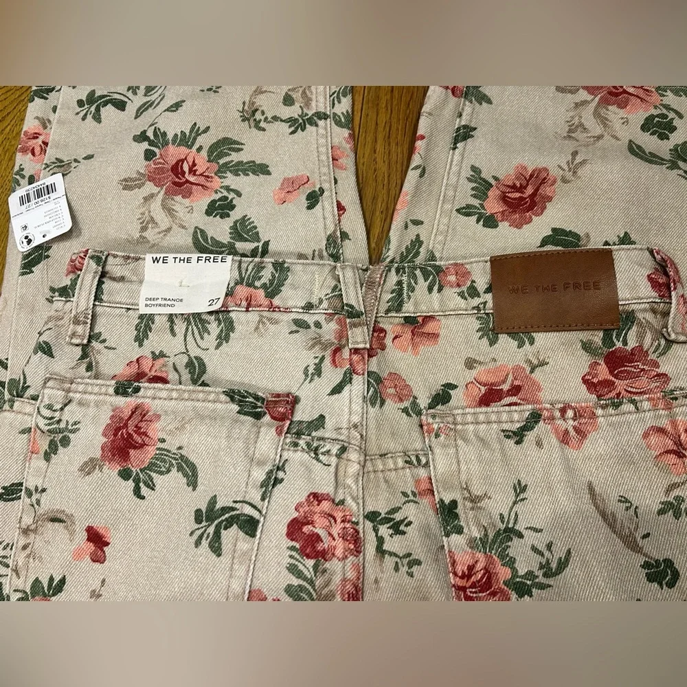 Free People We The Free Deep Trance Boyfriend Floral - Picture 7 of 8